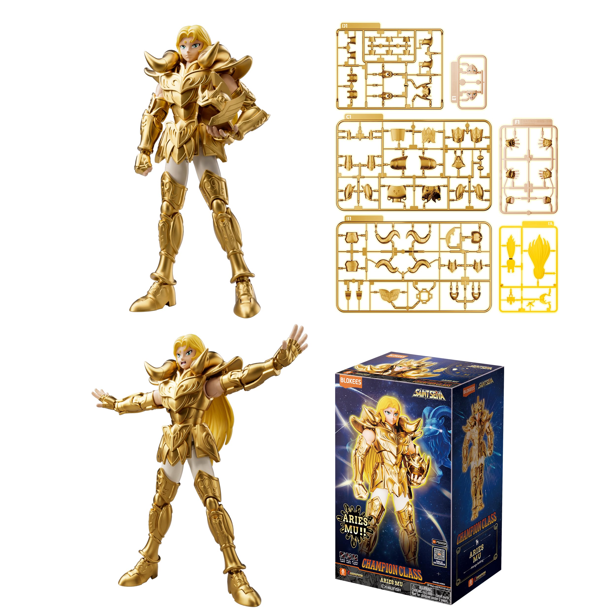 Amazon.co.jp: BLOKEES フィギュア -聖闘士星矢チャンピオンクラス-牡